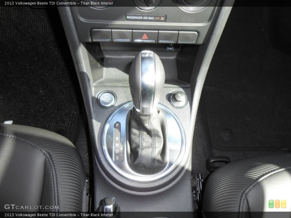Titan Black Interior Transmission for the 2013 Volkswagen Beetle TDI Convertible #78474739
