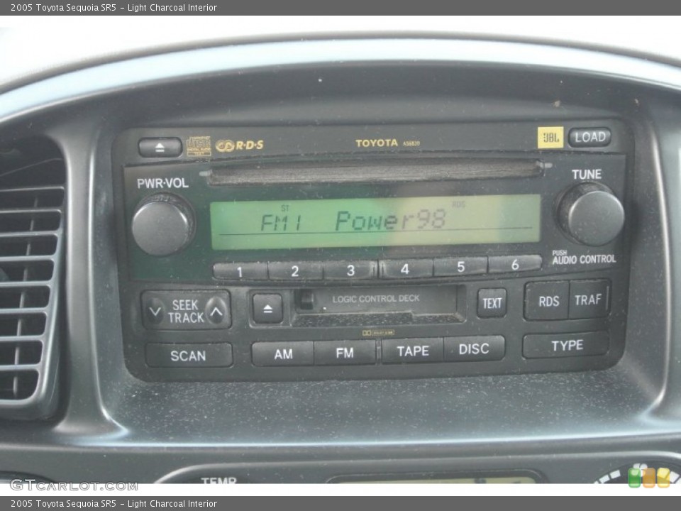 Light Charcoal Interior Audio System for the 2005 Toyota Sequoia SR5 #78475883