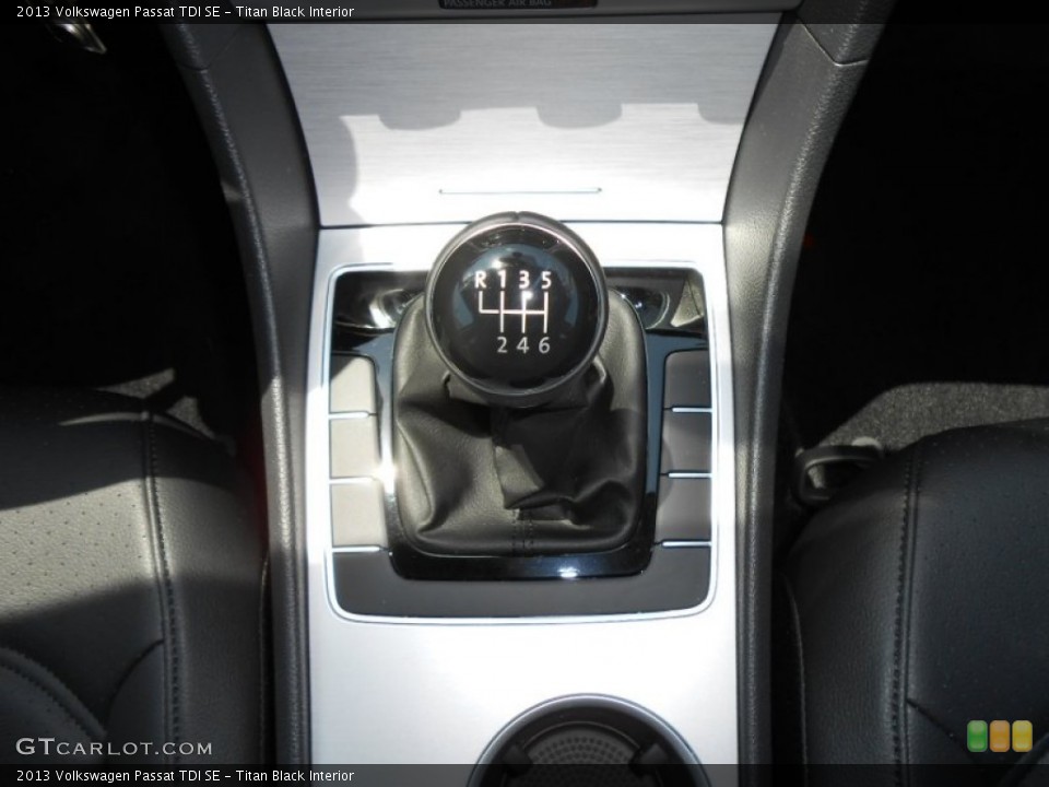 Titan Black Interior Transmission for the 2013 Volkswagen Passat TDI SE #78476228