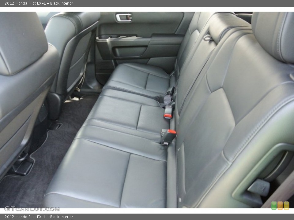 Black Interior Rear Seat for the 2012 Honda Pilot EX-L #78476486