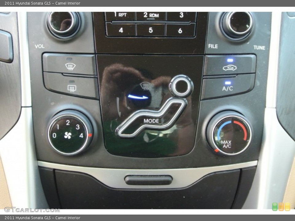 Camel Interior Controls for the 2011 Hyundai Sonata GLS #78476948