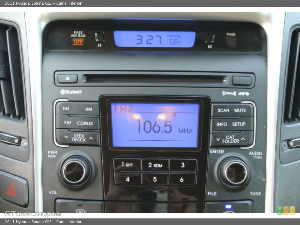 Camel Interior Audio System for the 2011 Hyundai Sonata GLS #78476966