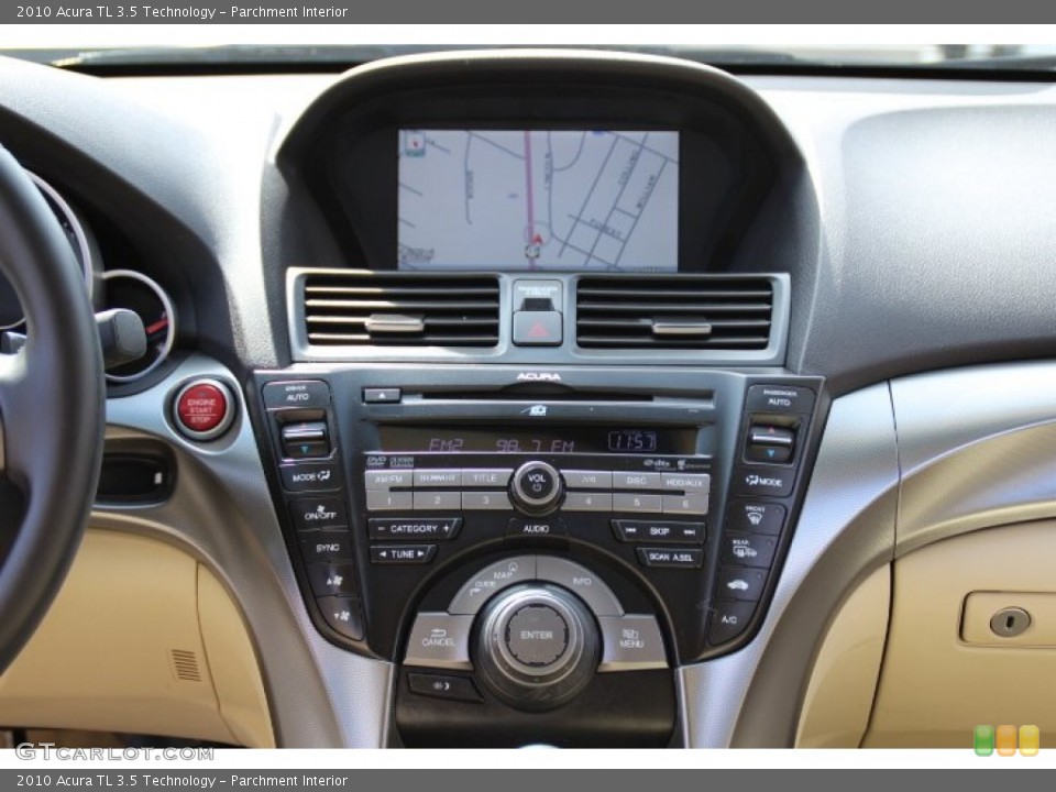 Parchment Interior Controls for the 2010 Acura TL 3.5 Technology #78477251