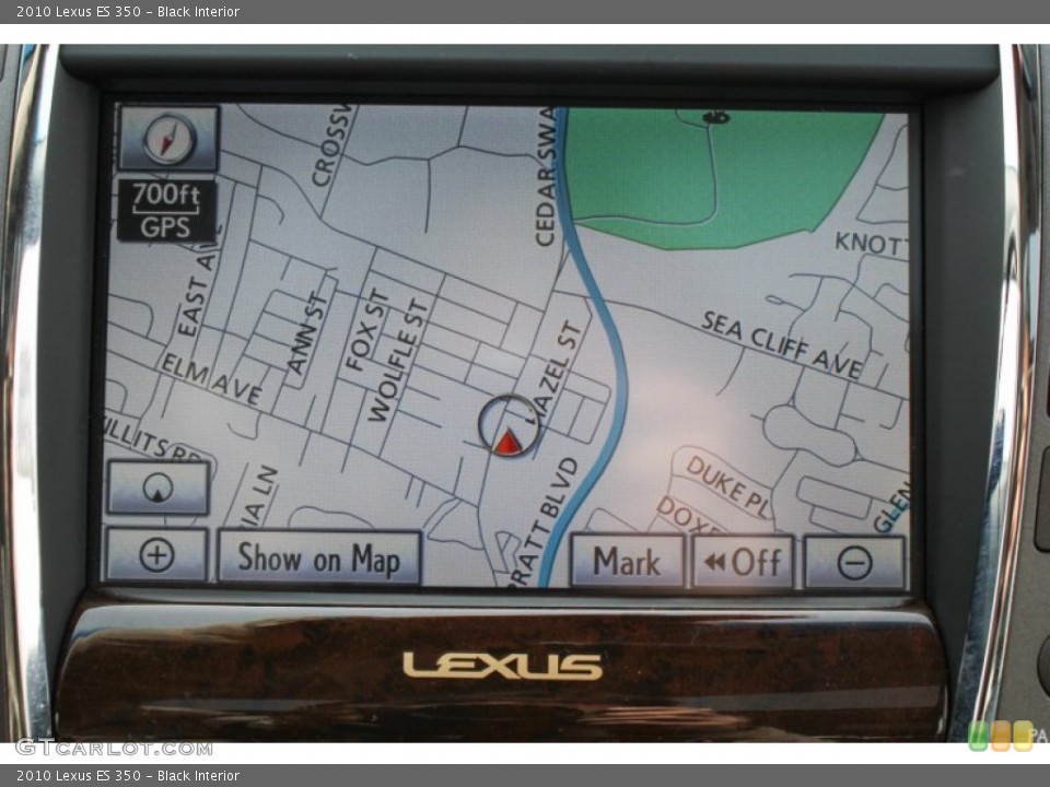 Black Interior Navigation for the 2010 Lexus ES 350 #78477494