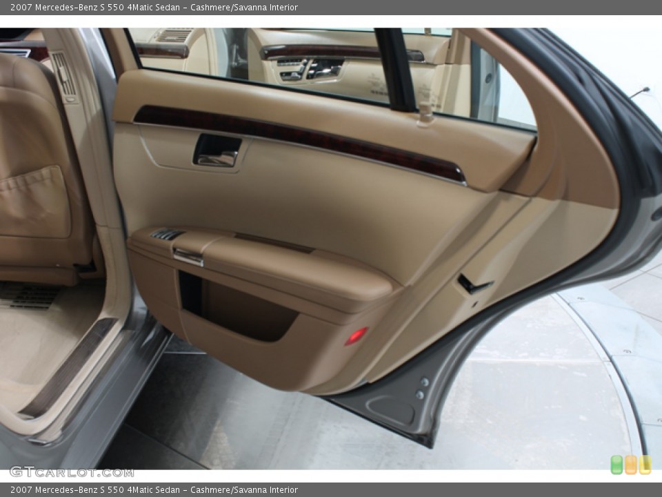 Cashmere/Savanna Interior Door Panel for the 2007 Mercedes-Benz S 550 4Matic Sedan #78478262