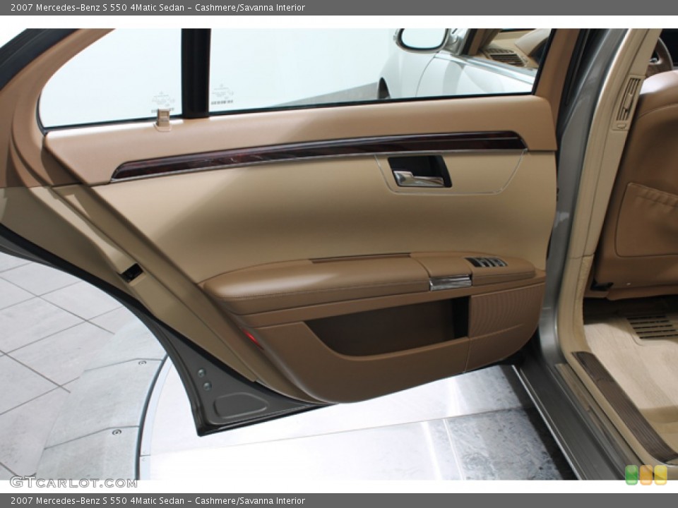Cashmere/Savanna Interior Door Panel for the 2007 Mercedes-Benz S 550 4Matic Sedan #78478274