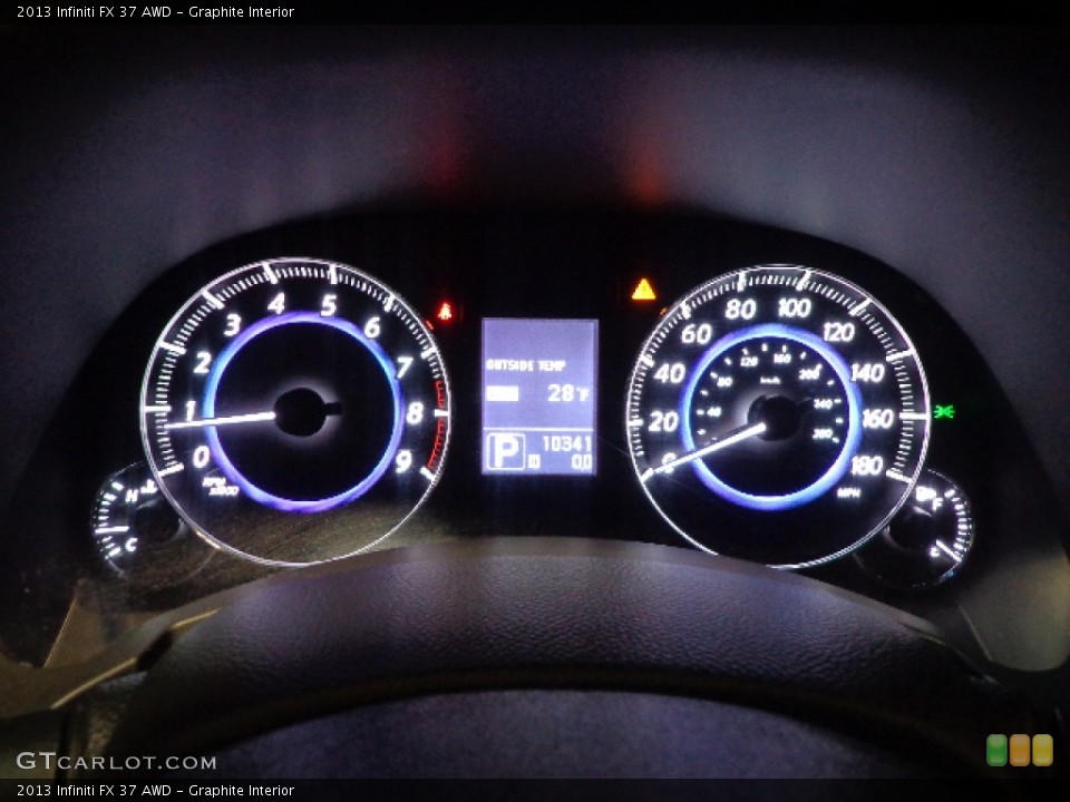 Graphite Interior Gauges for the 2013 Infiniti FX 37 AWD #78478805