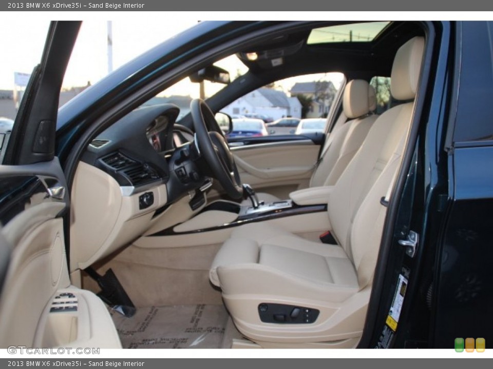 Sand Beige Interior Photo for the 2013 BMW X6 xDrive35i #78480479