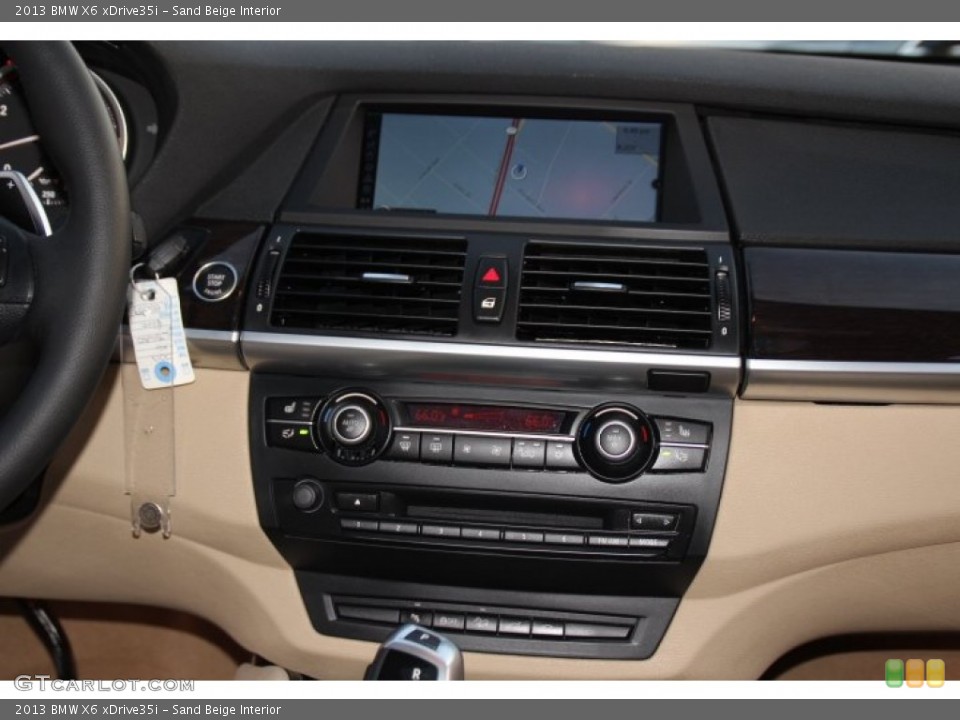 Sand Beige Interior Controls for the 2013 BMW X6 xDrive35i #78480530