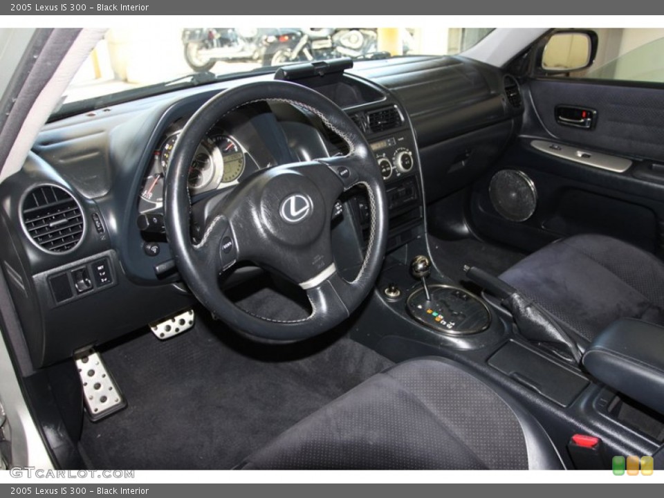 Black 2005 Lexus IS Interiors