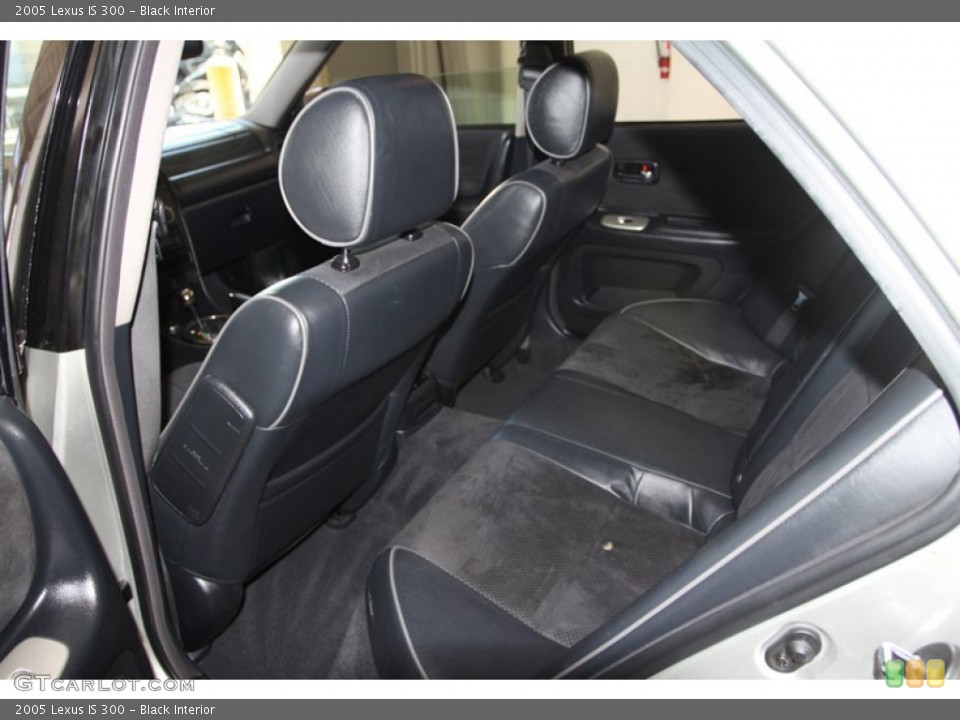 Black Interior Rear Seat for the 2005 Lexus IS 300 #78480641
