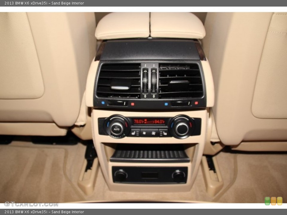 Sand Beige Interior Controls for the 2013 BMW X6 xDrive35i #78480715