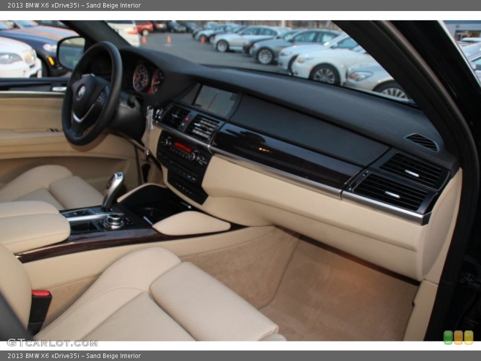 Sand Beige Interior Dashboard for the 2013 BMW X6 xDrive35i #78480755
