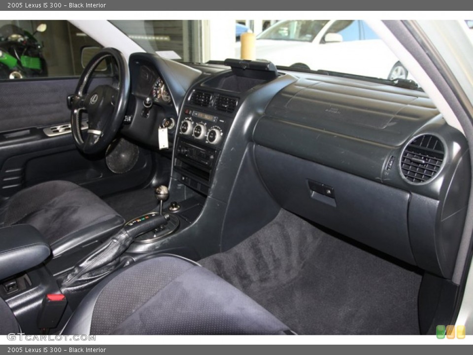 Black Interior Dashboard for the 2005 Lexus IS 300 #78480806