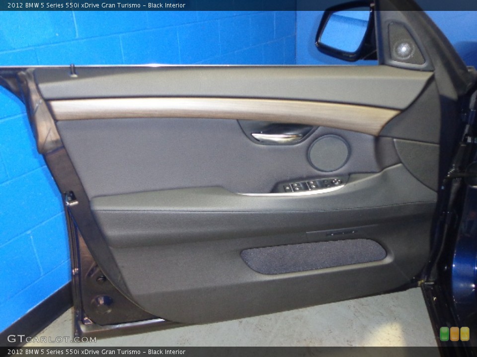 Black Interior Door Panel for the 2012 BMW 5 Series 550i xDrive Gran Turismo #78481181