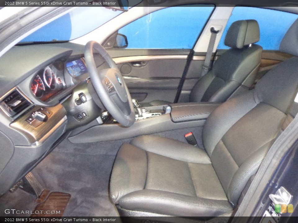 Black Interior Photo for the 2012 BMW 5 Series 550i xDrive Gran Turismo #78481203