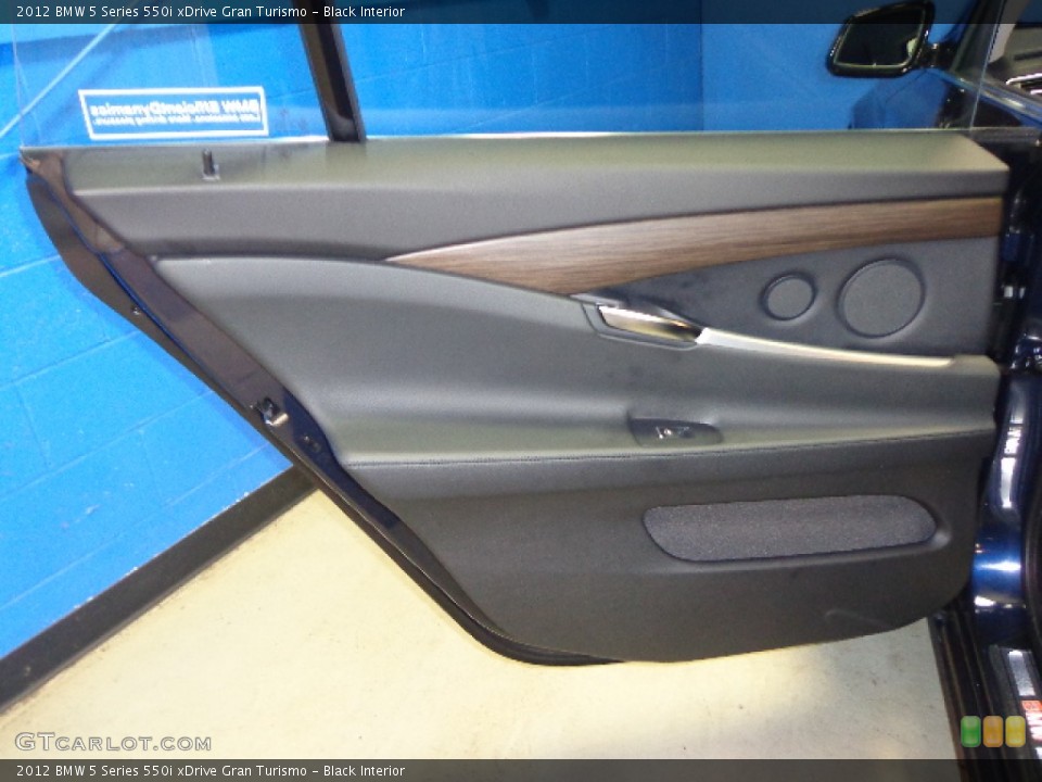 Black Interior Door Panel for the 2012 BMW 5 Series 550i xDrive Gran Turismo #78481340