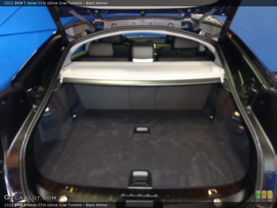 Black Interior Trunk for the 2012 BMW 5 Series 550i xDrive Gran Turismo #78481381