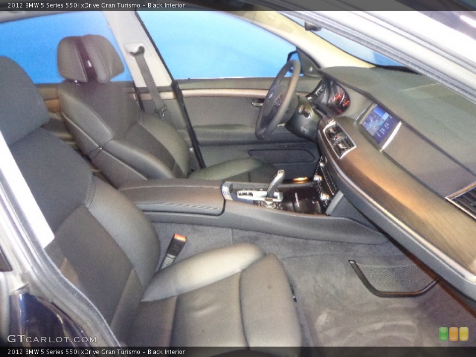 Black Interior Photo for the 2012 BMW 5 Series 550i xDrive Gran Turismo #78481449
