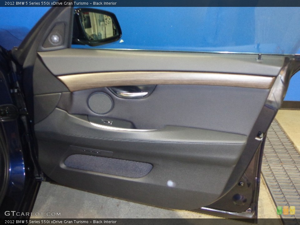 Black Interior Door Panel for the 2012 BMW 5 Series 550i xDrive Gran Turismo #78481520