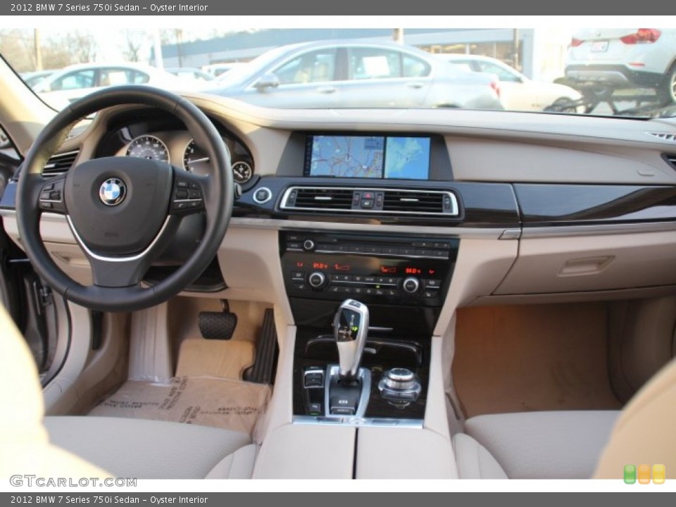 Oyster Interior Dashboard for the 2012 BMW 7 Series 750i Sedan #78482038