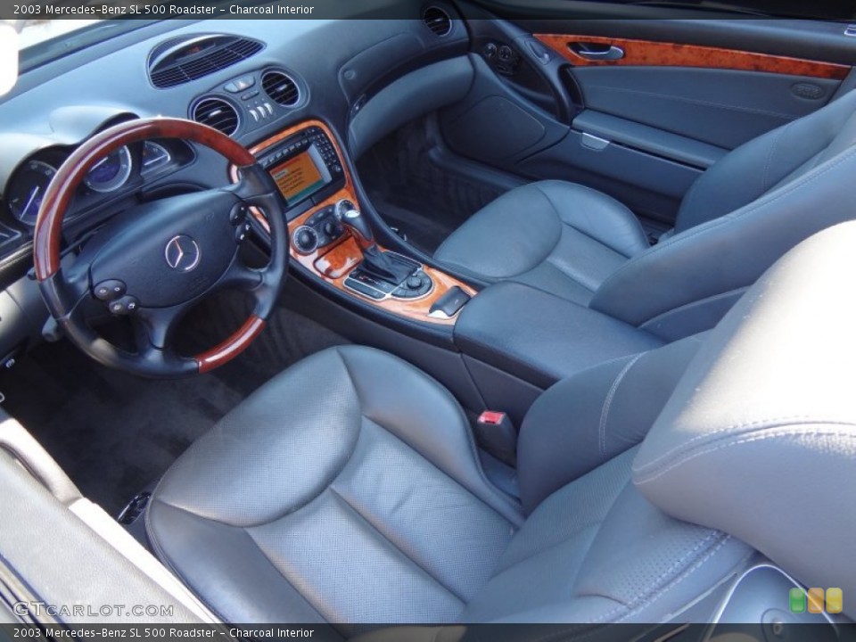 Charcoal Interior Photo for the 2003 Mercedes-Benz SL 500 Roadster #78482040