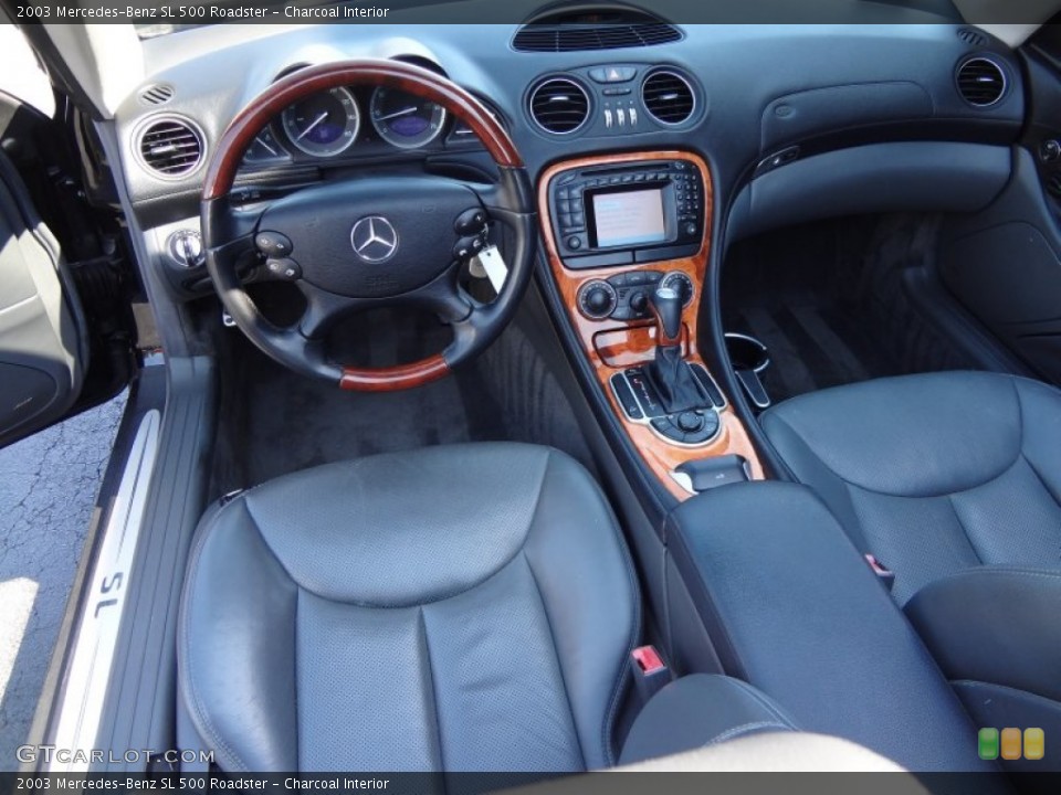 Charcoal Interior Dashboard for the 2003 Mercedes-Benz SL 500 Roadster #78482066