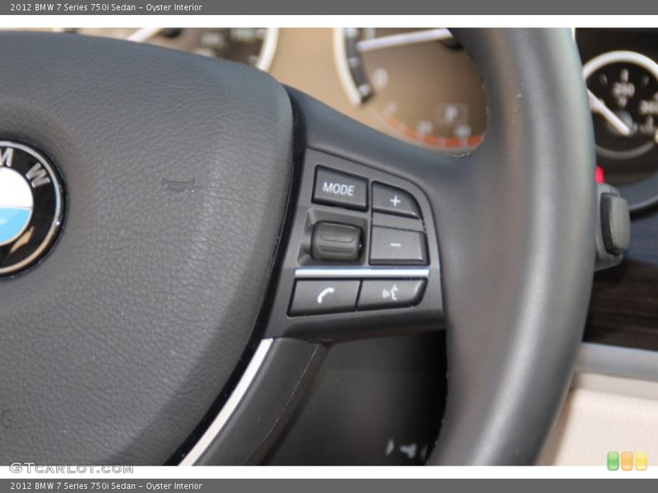Oyster Interior Controls for the 2012 BMW 7 Series 750i Sedan #78482120