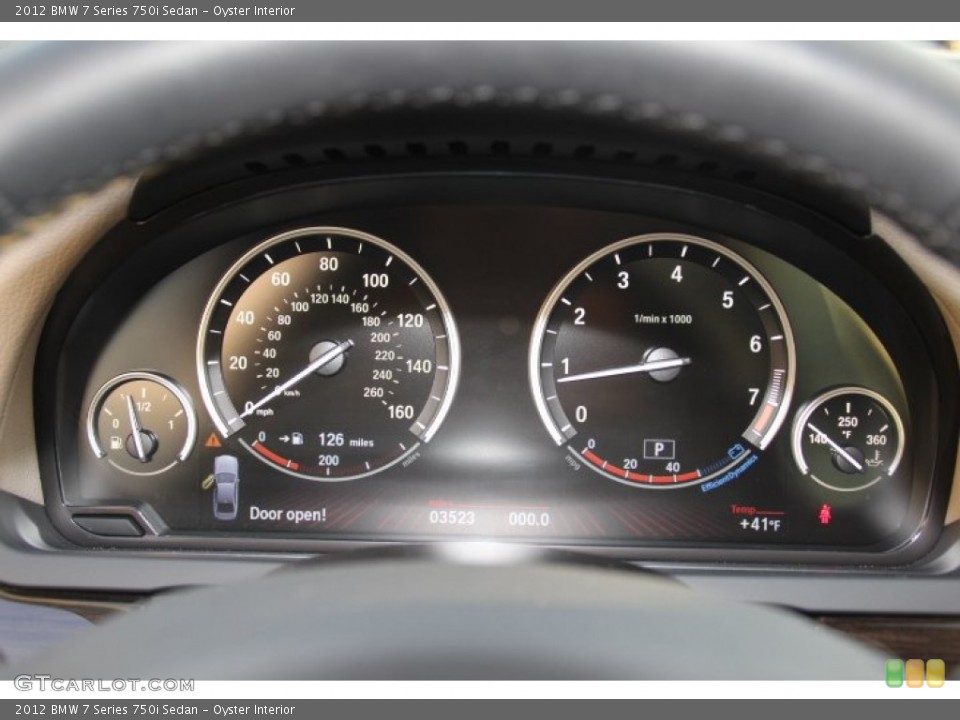 Oyster Interior Gauges for the 2012 BMW 7 Series 750i Sedan #78482138