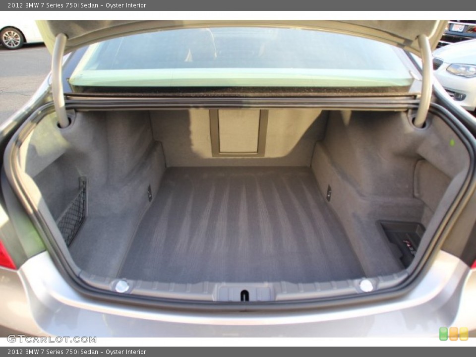 Oyster Interior Trunk for the 2012 BMW 7 Series 750i Sedan #78482162