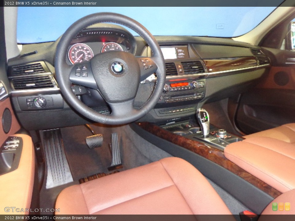 Cinnamon Brown 2012 BMW X5 Interiors