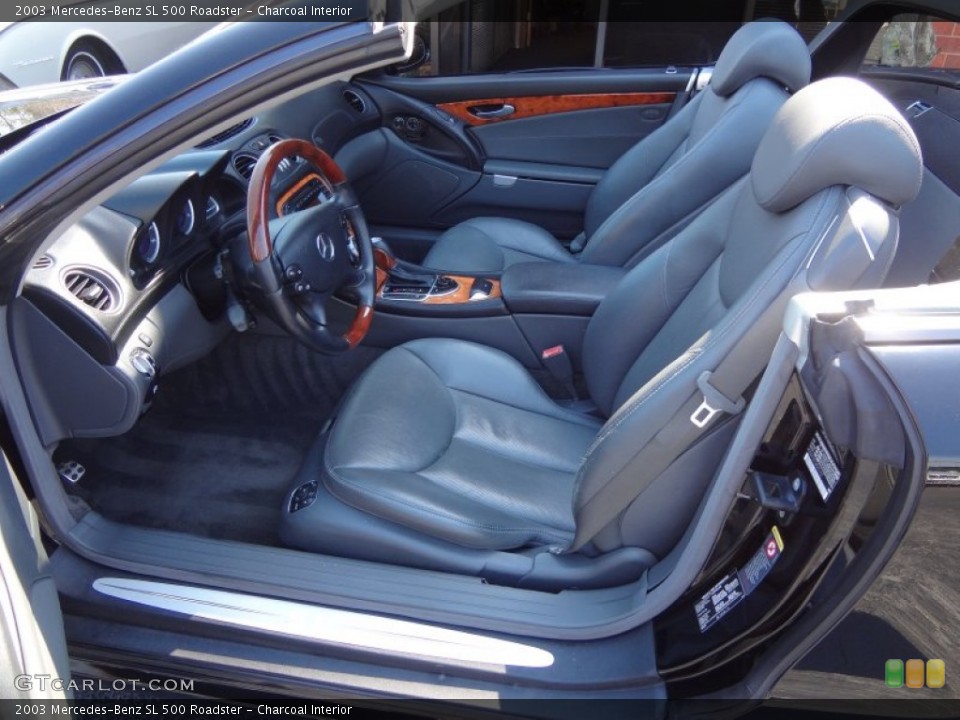 Charcoal Interior Front Seat for the 2003 Mercedes-Benz SL 500 Roadster #78482378