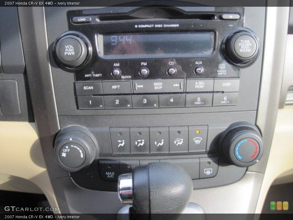 Ivory Interior Controls for the 2007 Honda CR-V EX 4WD #78482393