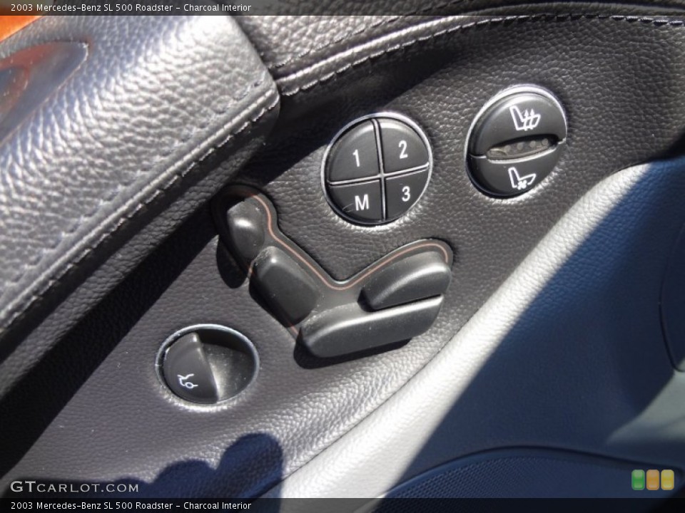 Charcoal Interior Controls for the 2003 Mercedes-Benz SL 500 Roadster #78482396
