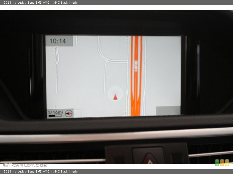 AMG Black Interior Navigation for the 2013 Mercedes-Benz E 63 AMG #78482579