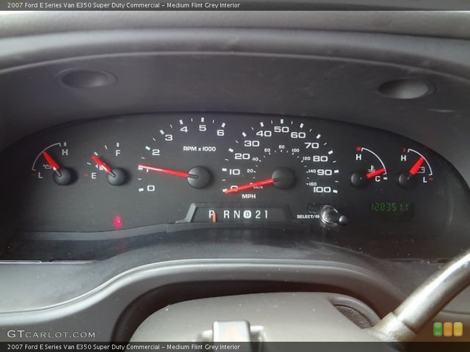 Medium Flint Grey Interior Gauges for the 2007 Ford E Series Van E350 Super Duty Commercial #78482600