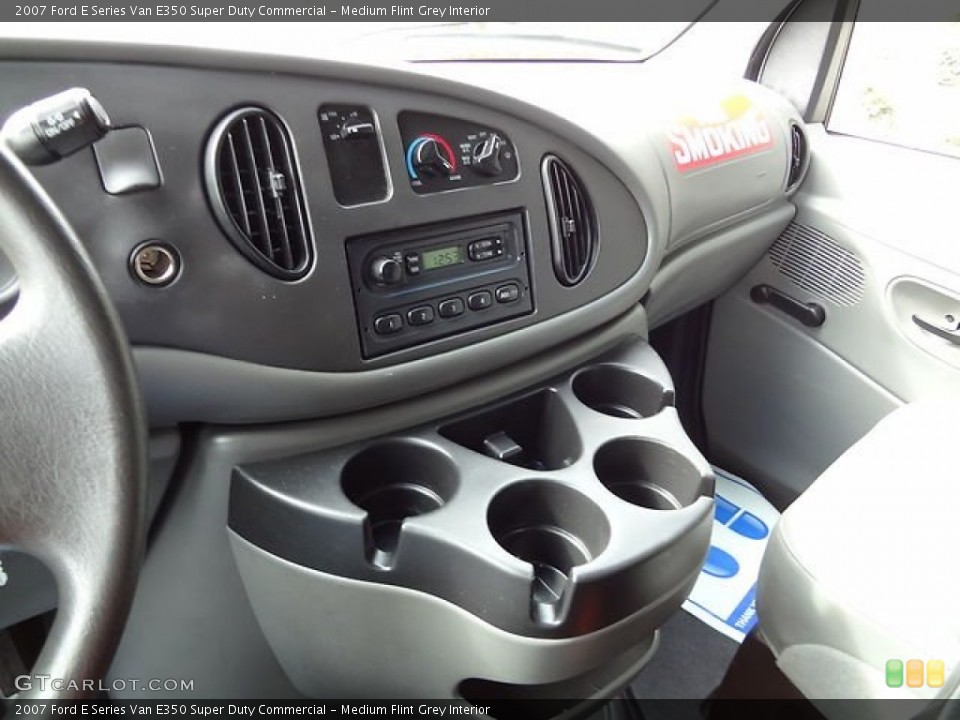 Medium Flint Grey Interior Controls for the 2007 Ford E Series Van E350 Super Duty Commercial #78482618