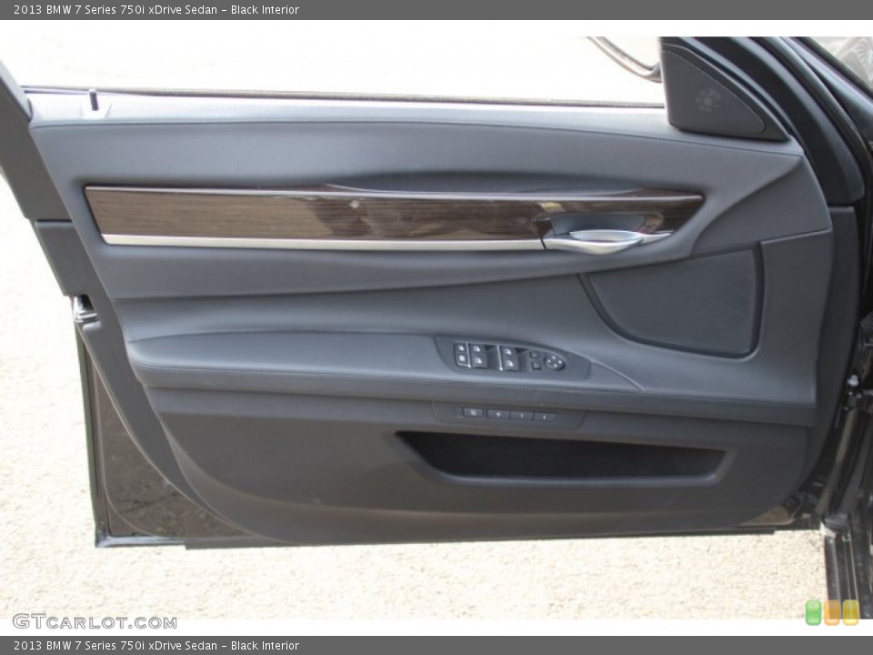 Black Interior Door Panel for the 2013 BMW 7 Series 750i xDrive Sedan #78483160