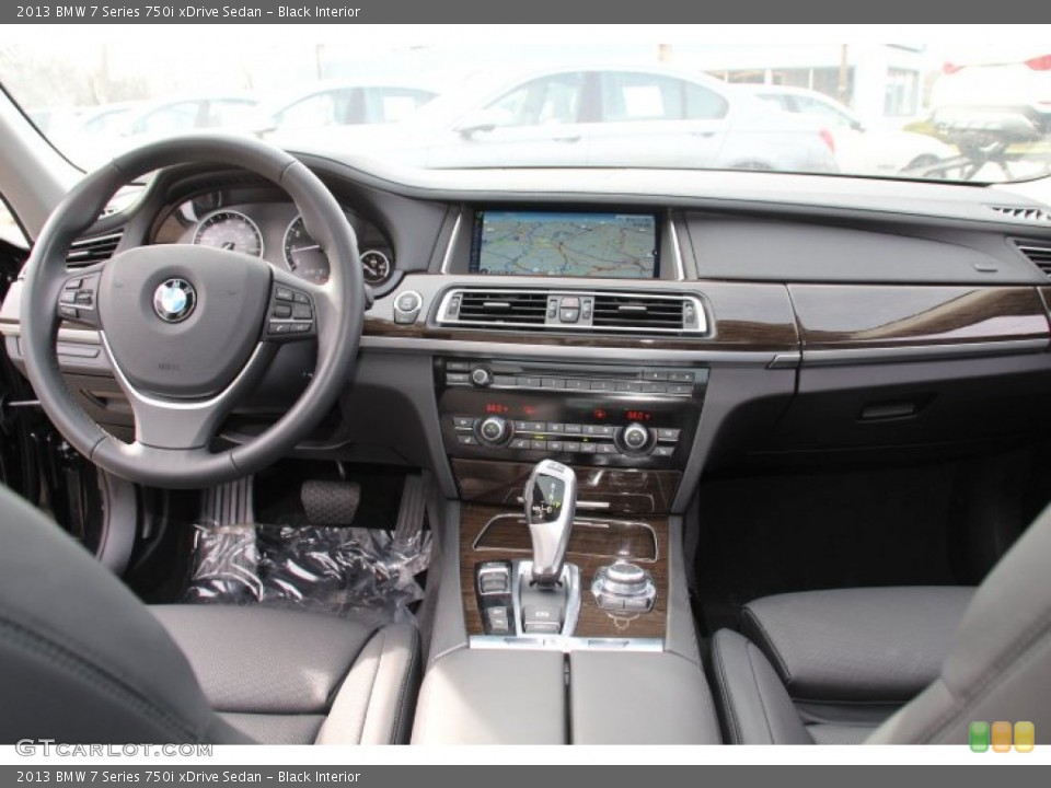 Black Interior Dashboard for the 2013 BMW 7 Series 750i xDrive Sedan #78483227