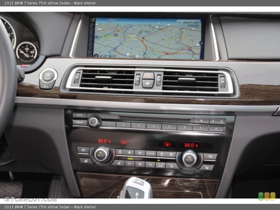 Black Interior Controls for the 2013 BMW 7 Series 750i xDrive Sedan #78483240