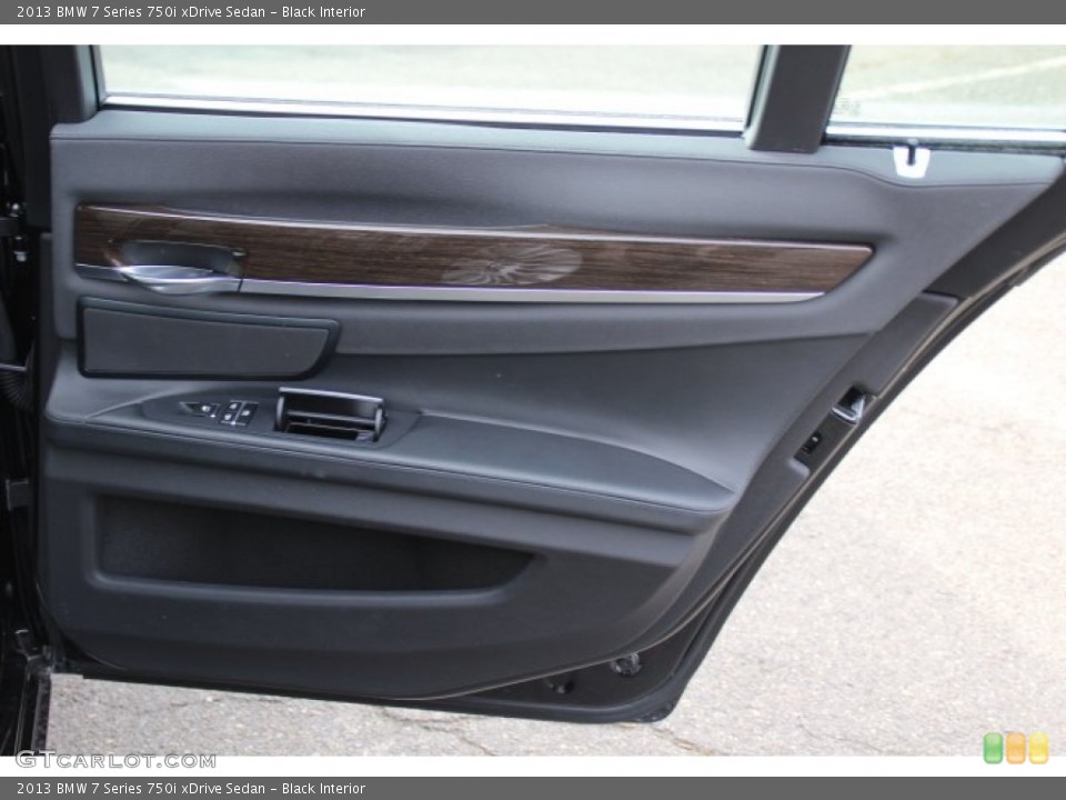 Black Interior Door Panel for the 2013 BMW 7 Series 750i xDrive Sedan #78483372