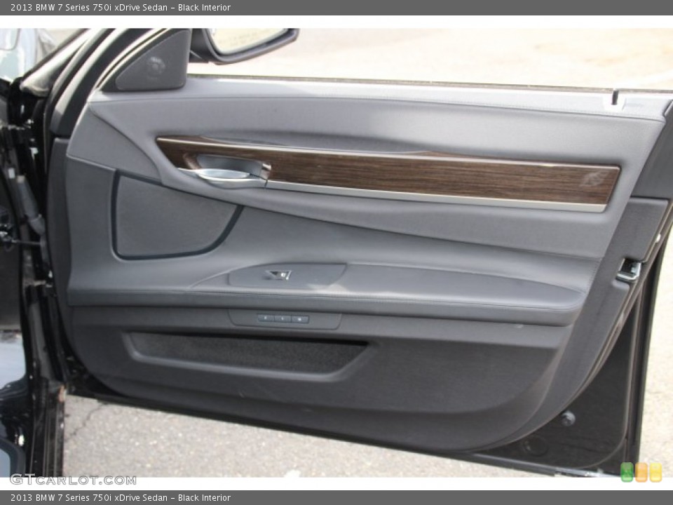 Black Interior Door Panel for the 2013 BMW 7 Series 750i xDrive Sedan #78483413