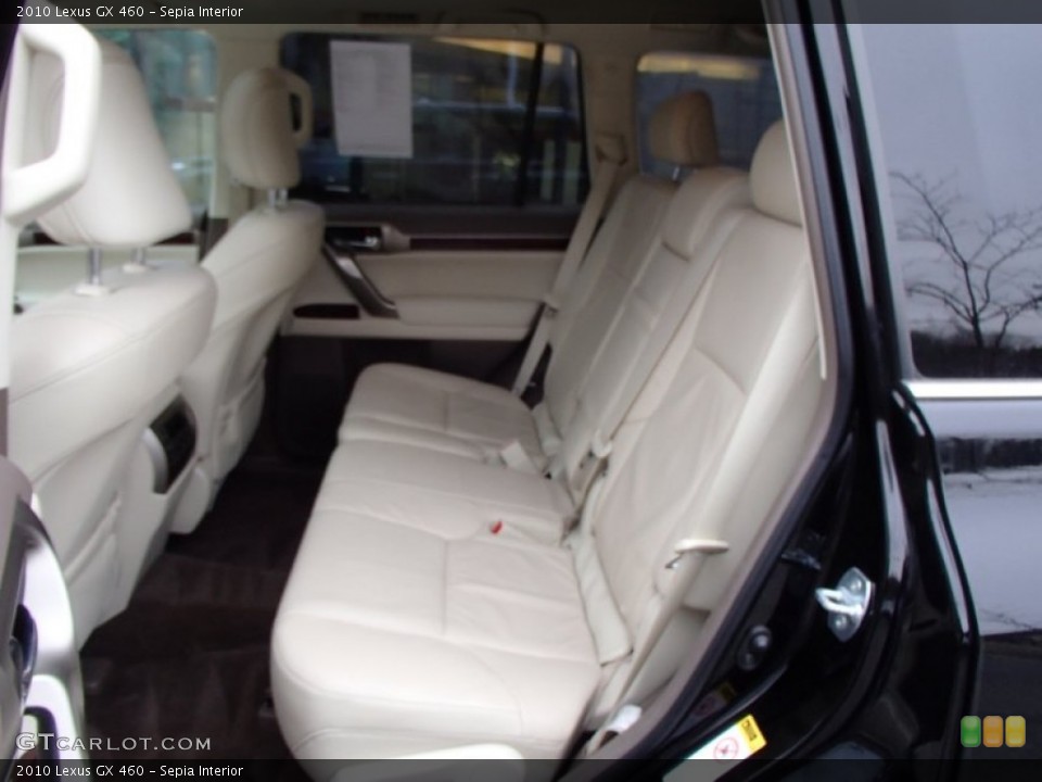 Sepia Interior Rear Seat for the 2010 Lexus GX 460 #78483479