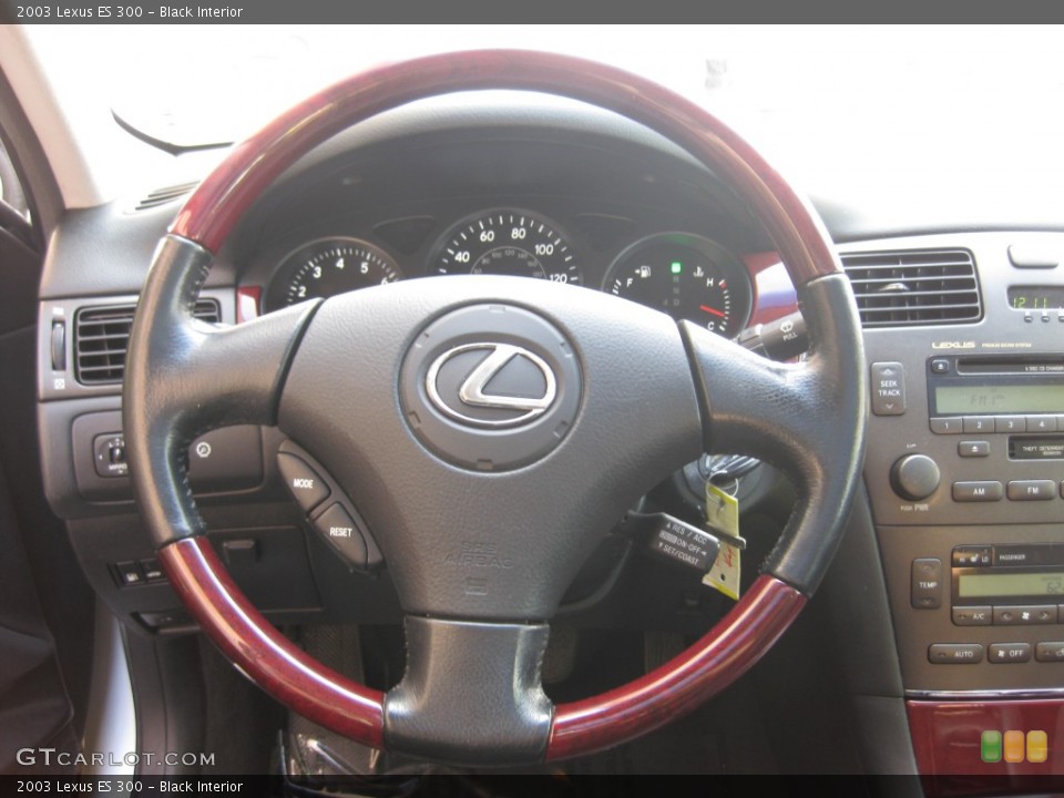 Black Interior Steering Wheel for the 2003 Lexus ES 300 #78483813
