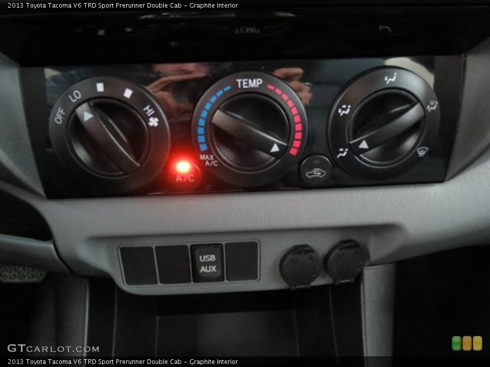 Graphite Interior Controls for the 2013 Toyota Tacoma V6 TRD Sport Prerunner Double Cab #78483858