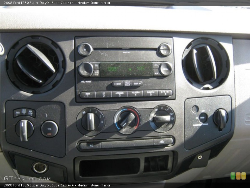 Medium Stone Interior Controls for the 2008 Ford F350 Super Duty XL SuperCab 4x4 #78483882