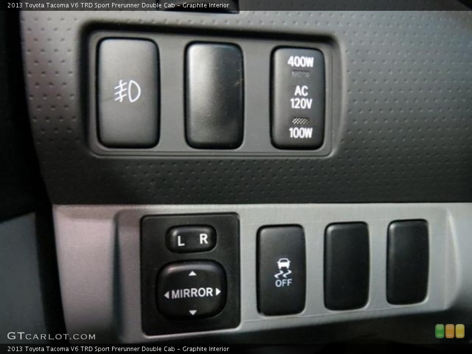 Graphite Interior Controls for the 2013 Toyota Tacoma V6 TRD Sport Prerunner Double Cab #78483992