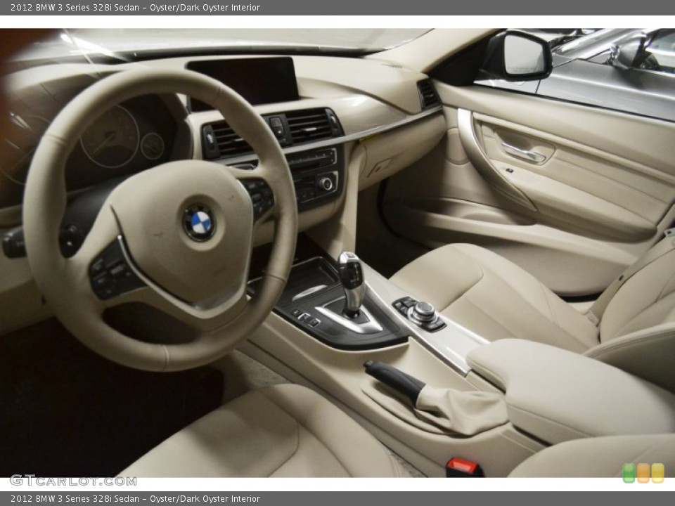 Oyster/Dark Oyster Interior Prime Interior for the 2012 BMW 3 Series 328i Sedan #78484339