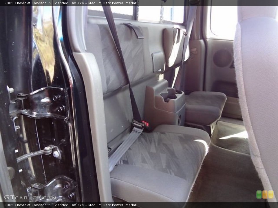 Medium Dark Pewter Interior Rear Seat for the 2005 Chevrolet Colorado LS Extended Cab 4x4 #78484668