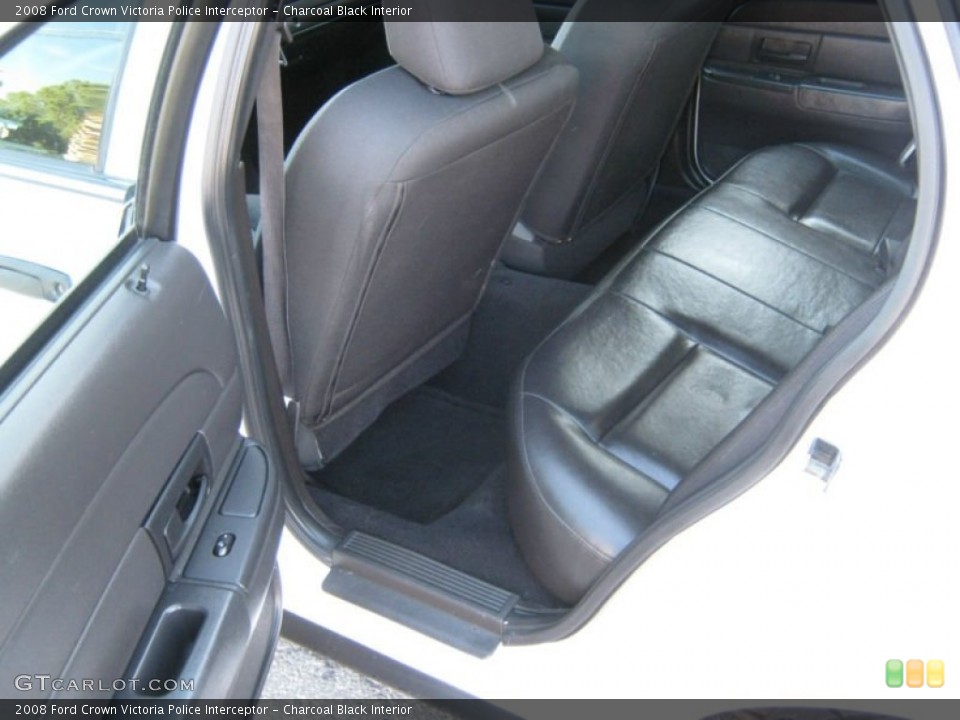 Charcoal Black Interior Rear Seat for the 2008 Ford Crown Victoria Police Interceptor #78484793